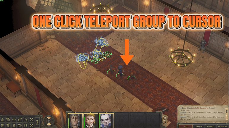 Pathfinder: Kingmaker — Blink (Party Teleport)